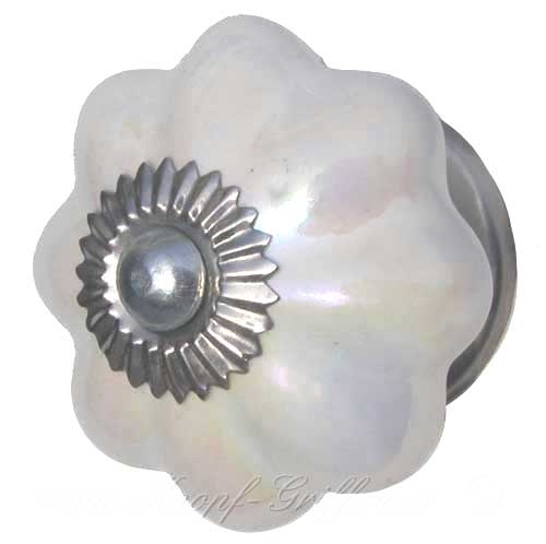 Porcelain doorknob lester white