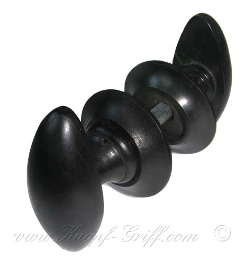 classic doorhandle ebony wood