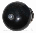 Porcelain doorknob - drawerknob black