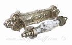 Brokante Schubladen Griff Glas `Mughal Art` (klein)