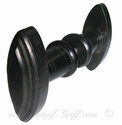 classic doorhandle ebony wood