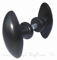 classic doorhandle ebony wood