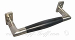 Doorhandle- Kitchenpull Ebony with Nickel