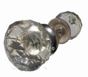 Glas Door handles Nickel (set)