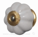 Porcelain doorknob - drawerknob white